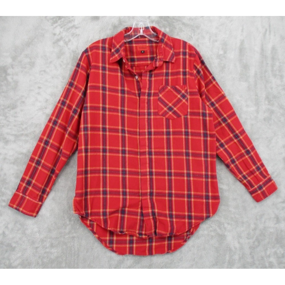 Killion Shirt Mens Size M Plaid Long Sleeve Button Down Cotton Flannel Heritage